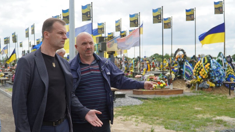 У Володимирі облаштовують Алею Слави біля місць поховань полеглих Героїв