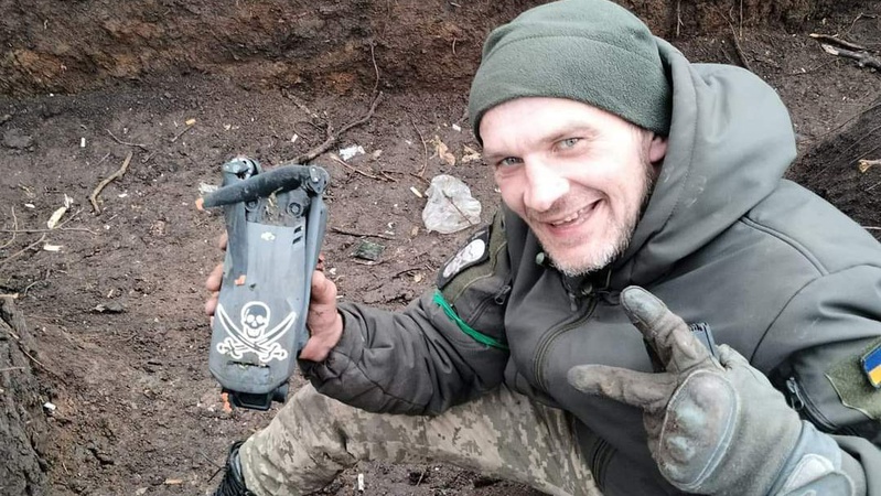 Тероборонівець луцького батальйону з автомата підстрелив дрон «вагнерівців»