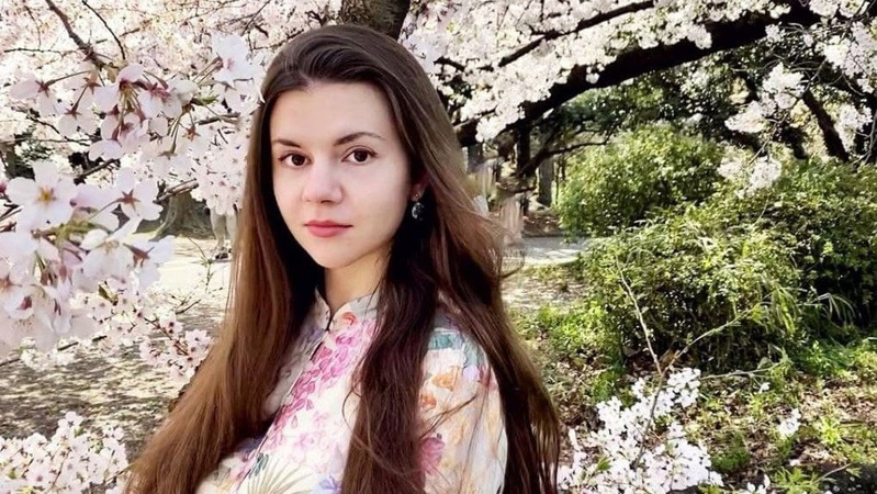 Волинянка показала, як у Токіо цвітуть сакури