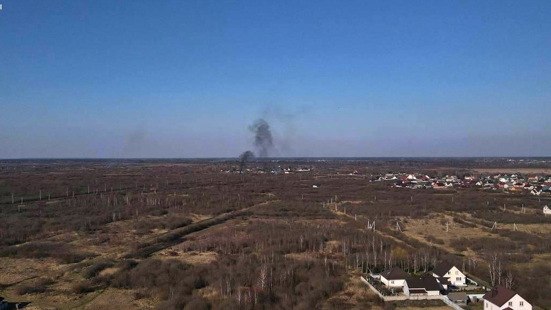 На Ковельщині під час аеророзвідки рятувальники виявили горіння. ФОТО