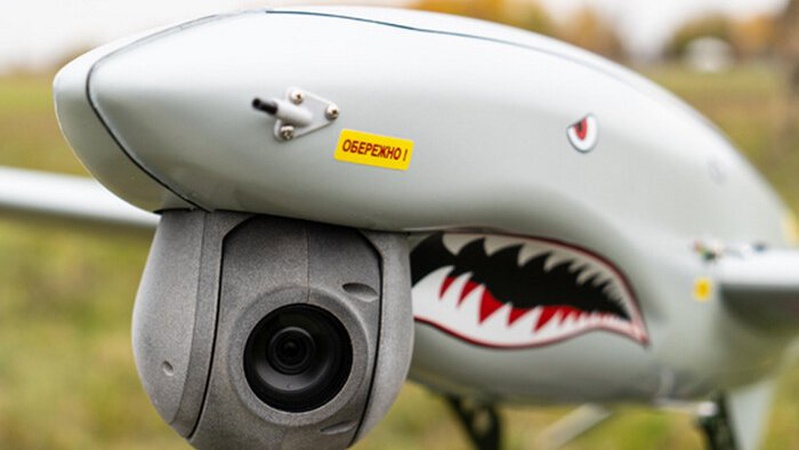 Як український дрон Shark працює над окупованим Донецьком