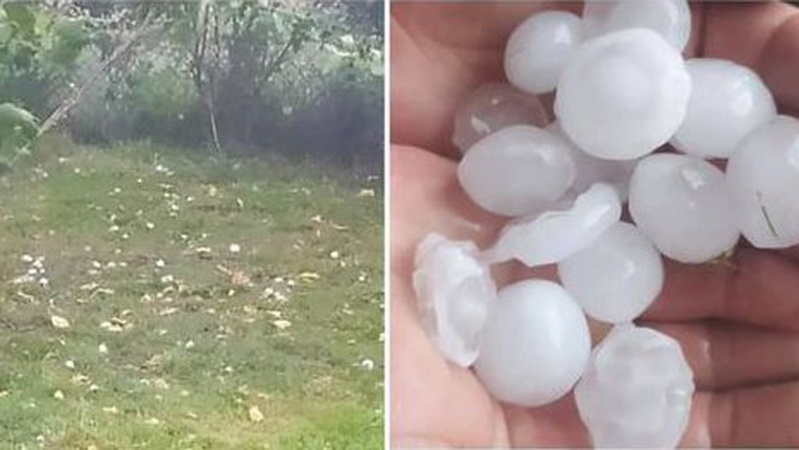 У Володимир-Волинському районі випав град розміром, як вишня. ФОТО