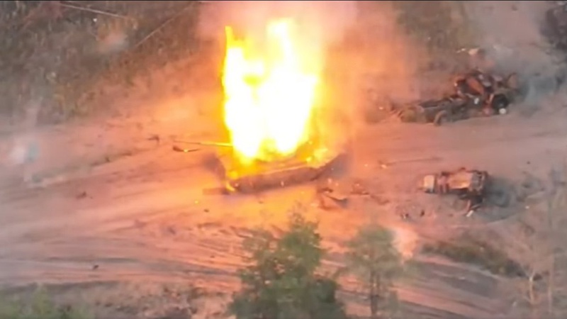 Бійці тероборони «приготували» нову страву - «російський танк смажений по-волинськи»