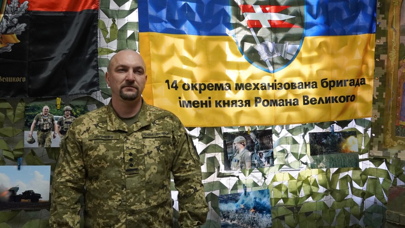 «Війна закінчиться найближчим часом. Крим сам до нас попроситься», - командир 14 ОМБр Олександр Охріменко