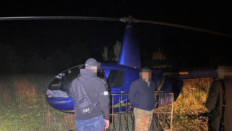 На Волині затримали гелікоптер, яким щоночі перекидали через кордон котрабандні цигарки