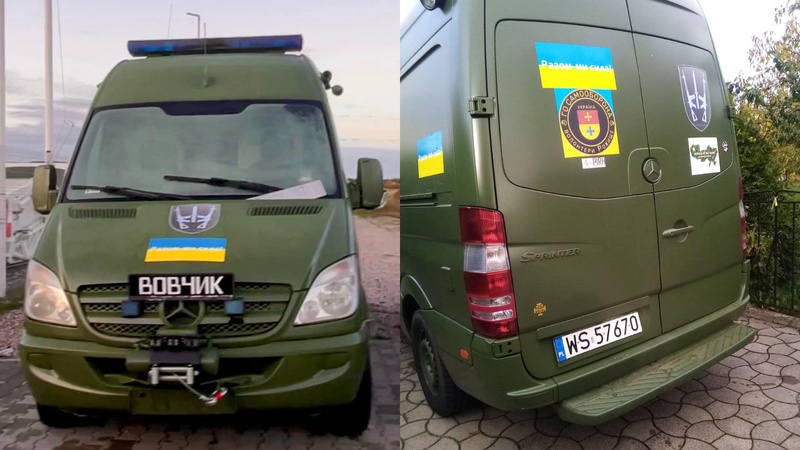 Допомога від поляків: з Рожища на передову відправлять ще одну автівку