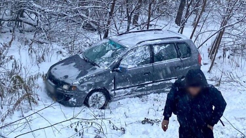 Біля Луцька автомобіль злетів в кювет