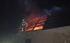 На Волині горіли дві господарські споруди