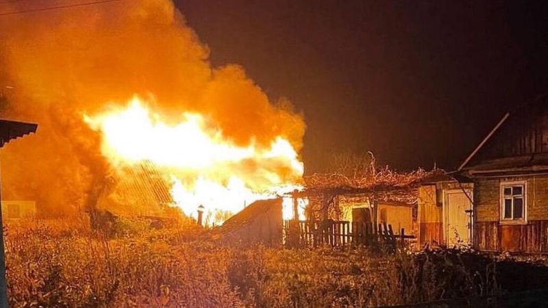 Необережне поводження з вогнем: на Волині горіла господарська будівля