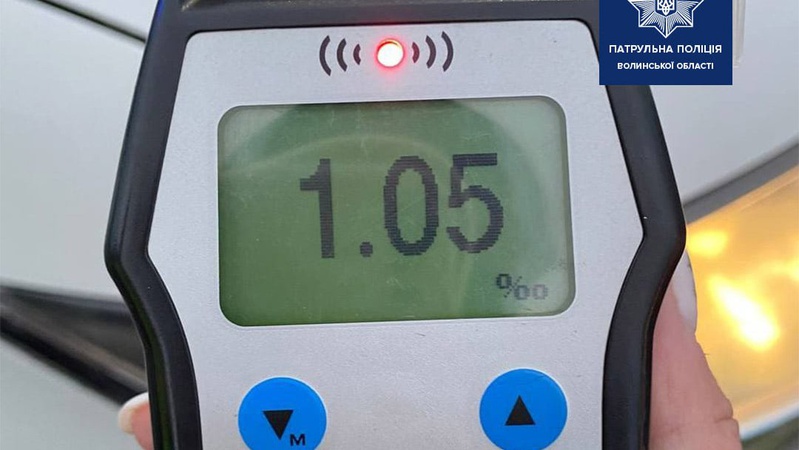 У Ковелі роз’їжджала п’яна «в дрова» водійка