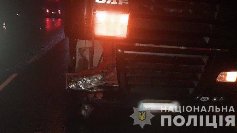 На Волині водій вантажівки на смерть збив пішохода
