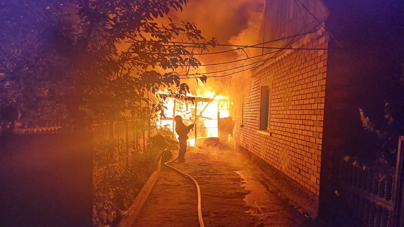 У Турійську загорівся гараж