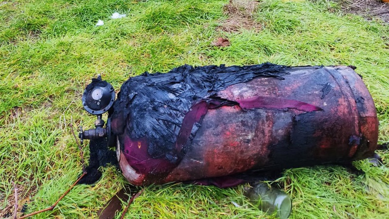 У Луцьку загорівся та мало не вибухнув газовий балон