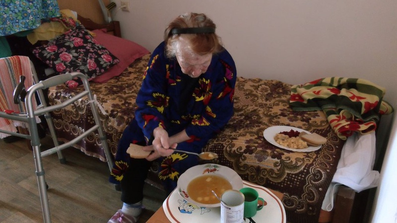 У Луцькому геріатричному пансіонаті проживають переселенці з Харківщини