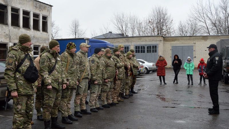 Волинські поліцейські відправилися на службу в зону ООС