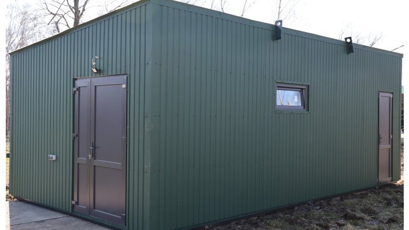 Луцька міська рада закупила військовим модульний будинок. ФОТО