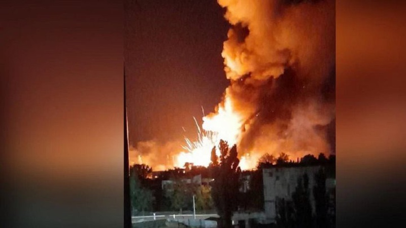 У Новій Каховці знищено ще один склад зброї окупантів