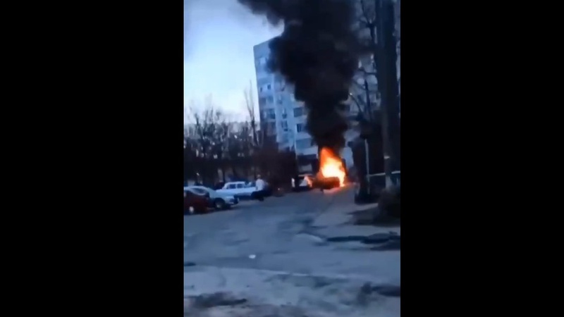 В окупованому Енергодарі підірвали авто з колаборантом-поліцейським