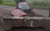 На Волині водій легковика врізався в бетонний блок і розбився. ВІДЕО