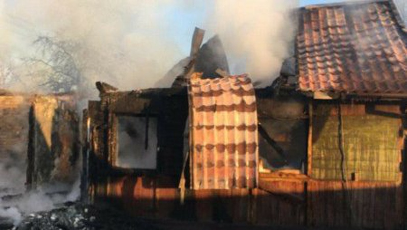 У громаді на Волині вранці спалахнув житловий будинок.ФОТО