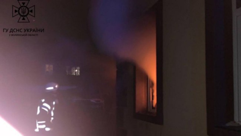 У місті на Волині горів магазин. ФОТО