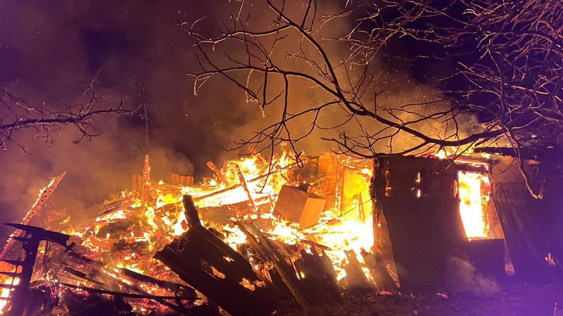 У селі на Волині дотла згорів будинок