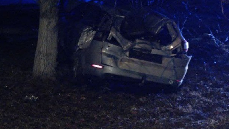 Під Луцьком  водій заснув за кермом і врізався у бетонний стовп