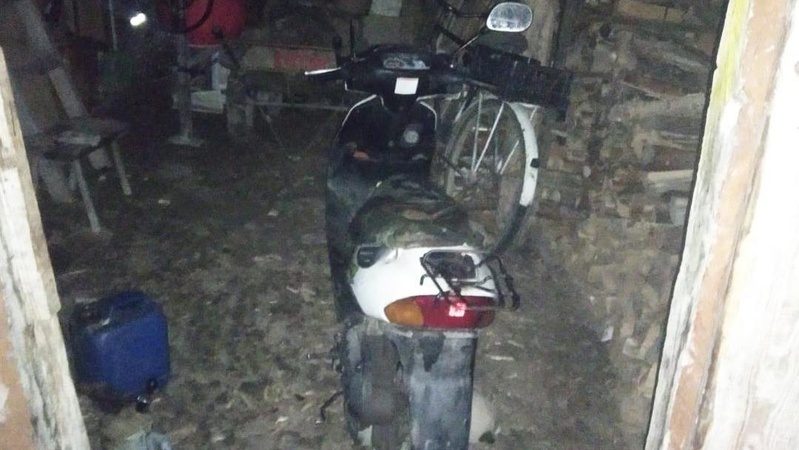 На Волині зловили 52-річного чоловіка, який викрав скутер у свого односельця