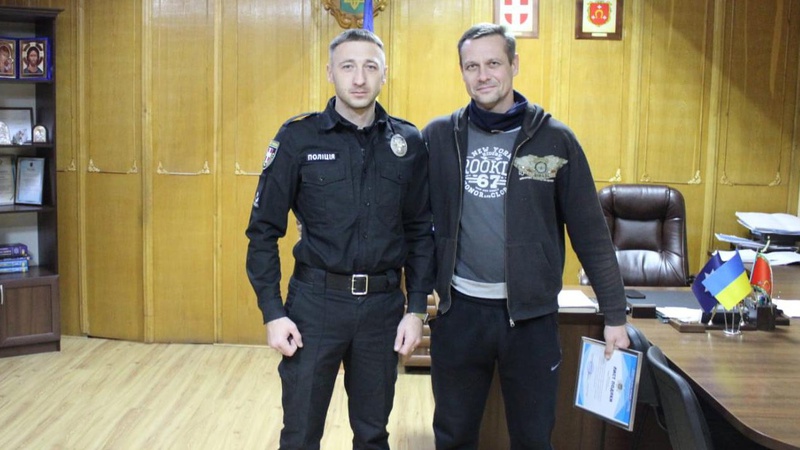 У Ковелі відзначили небайдужого чоловіка, який затримав 23-річного грабіжника