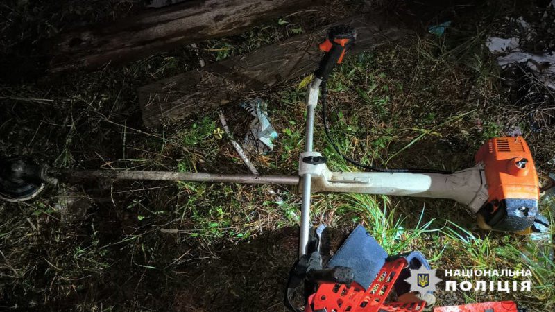 На Волині 38-річний волинянин вкрав у односельця мотокосу. ФОТО