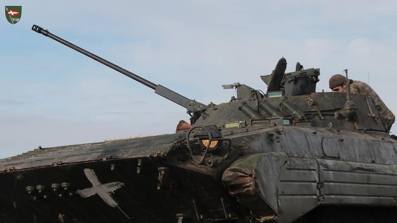 Бійці волинської бригади «вдихнули життя» в трофейну БМП-2