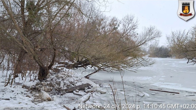 Луцькі муніципали затримали волинянина, який  розрив дамбу біля річки Стир