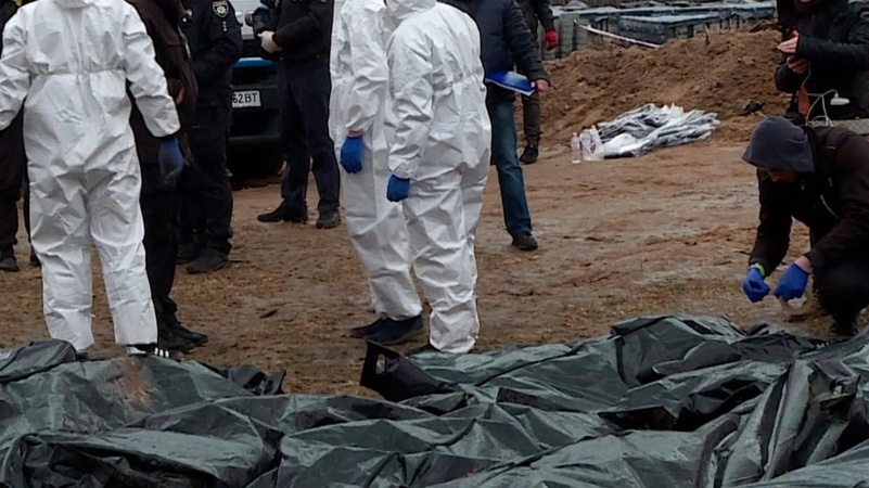 Ексгумовано понад 1300 тіл мирних жителів Київської області, розстріляних армією рф
