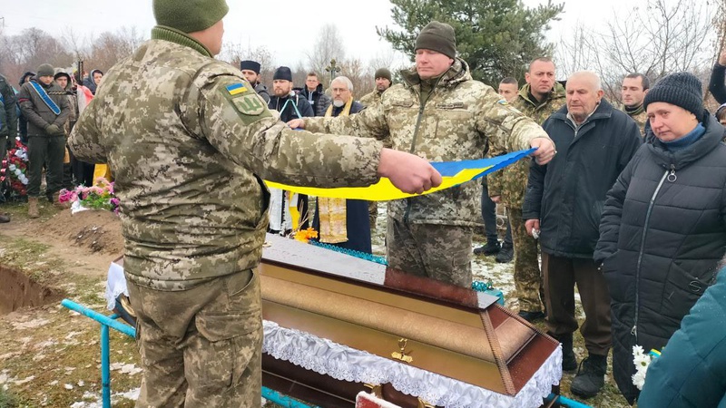 Рожищенська громада попрощалася з загиблим Героєм Миколою Міськом