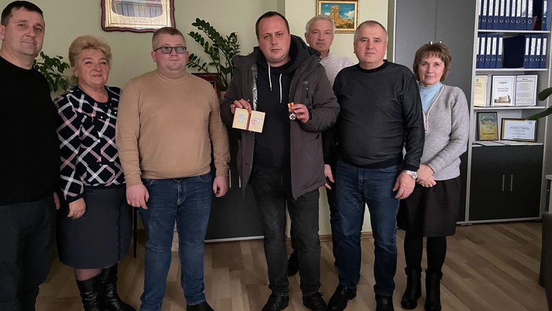 Фельдшер з Волині отримав медаль від ЗСУ. ФОТО