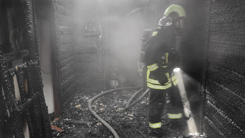 Під час пожежі в житловому будинку волинянка отримала термічні опіки