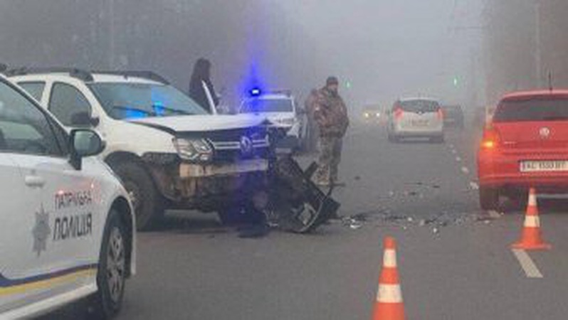 У Луцьку зранку зіткнулися три легковики. ФОТО