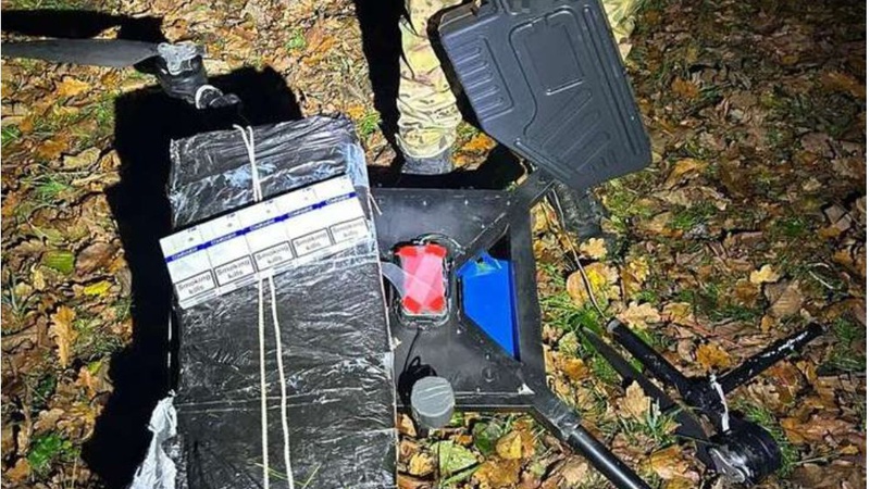 На Волині викрили контрабандистів, які безпілотниками переправляли до Польщі сигарети