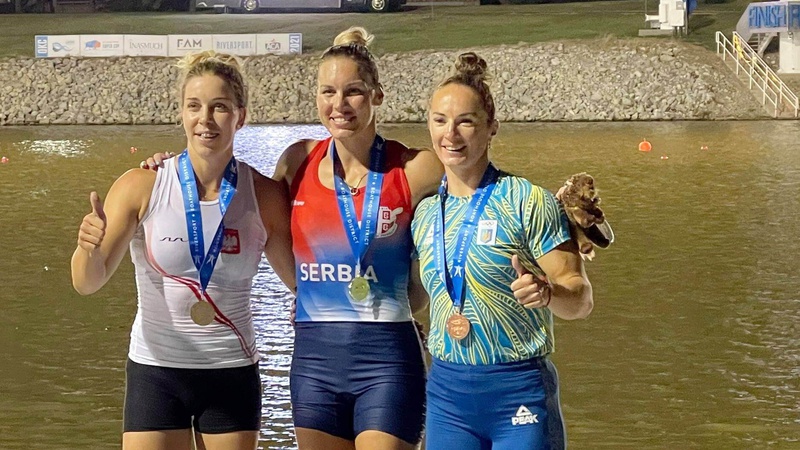 Веслувальниця з Луцька виборола дві медалі на змаганнях у США