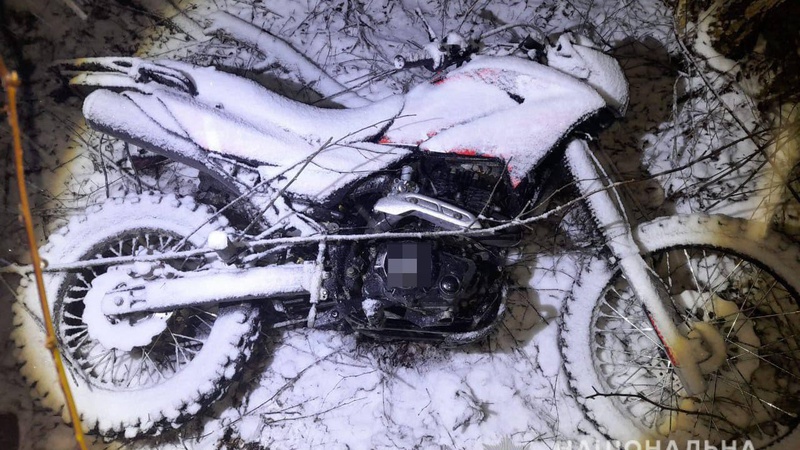 На Волині неповнолітній п’яний мотоцикліст злетів у кювет