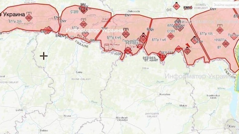 На кордоні з Україною в Білорусі перебувають до семи батальйонів