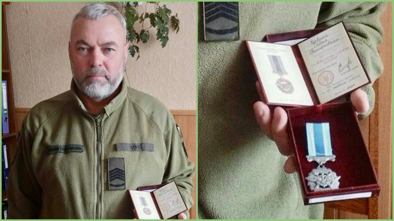 Доброволець з Шацької громади отримав державну нагороду від Президента