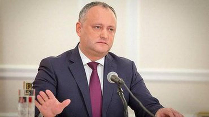 У експрезидента Молдови Додона провели обшуки, його підозрюють у держзраді