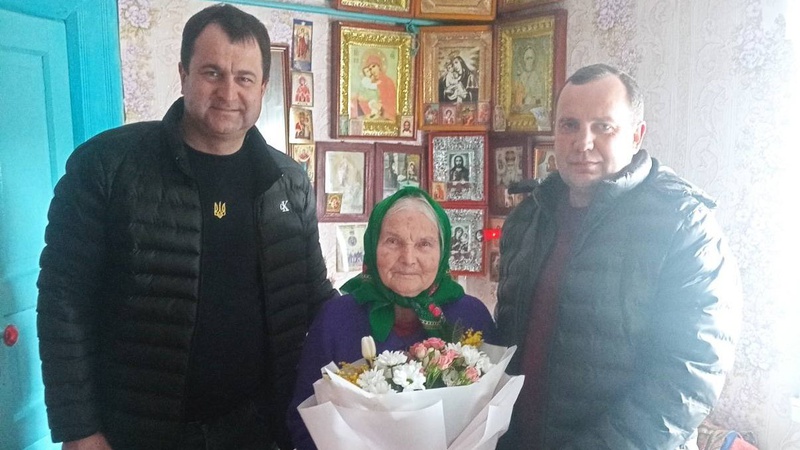 Волинянка відзначила ювілей 90 років