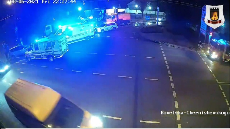 Опублікували відео автотрощі на Ковельській у Луцьку