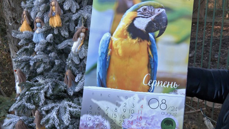 Луцький зоопарк випустив календар на 2024 рік