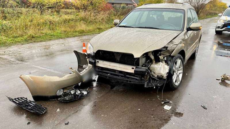 На Волині зіткнулися дві автівки