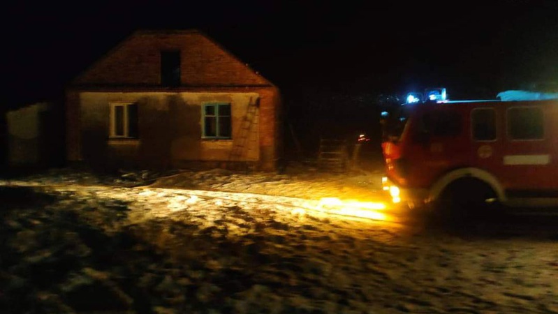 На Волині вночі горів приватний будинок