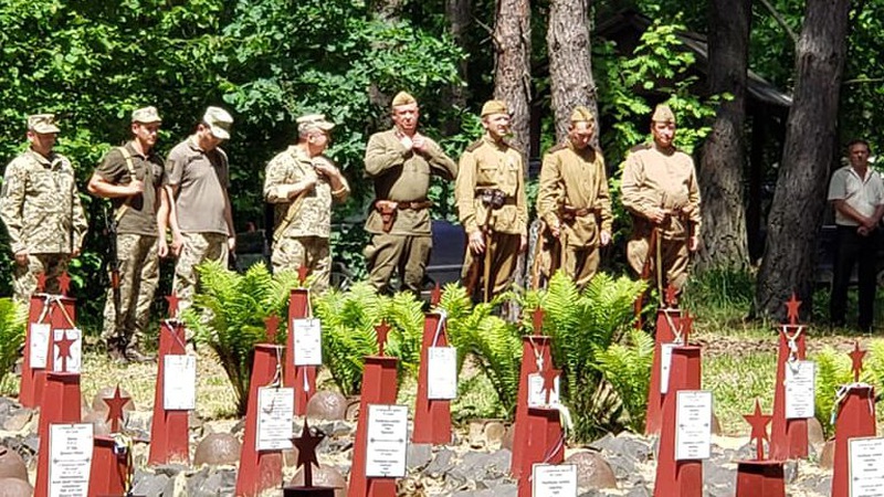 Перепоховали останки 38 радянських солдатів, які загинули в боях під Ковелем. ФОТО