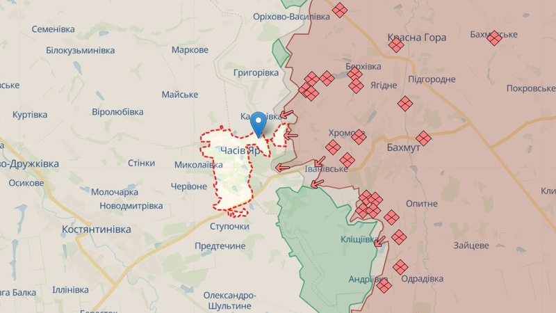 Росіяни прагнуть окупувати Часів Яр до кінця травня: чому контроль над містом важливий